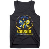 Proud Cousin T21 World Down Syndrome Awareness Da Tank Top