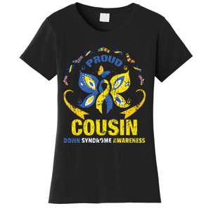 Proud Cousin T21 World Down Syndrome Awareness Da Women's T-Shirt