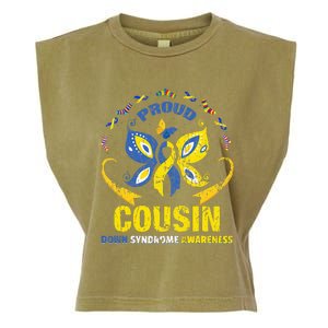 Proud Cousin T21 World Down Syndrome Awareness Da Garment-Dyed Women's Muscle Tee