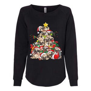 Pug Christmas Tree Dog Santa Xmas Boys Girls Merry Dogmas Gift Womens California Wash Sweatshirt