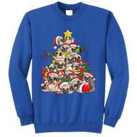 Pug Christmas Tree Dog Santa Xmas Boys Girls Merry Dogmas Gift Sweatshirt