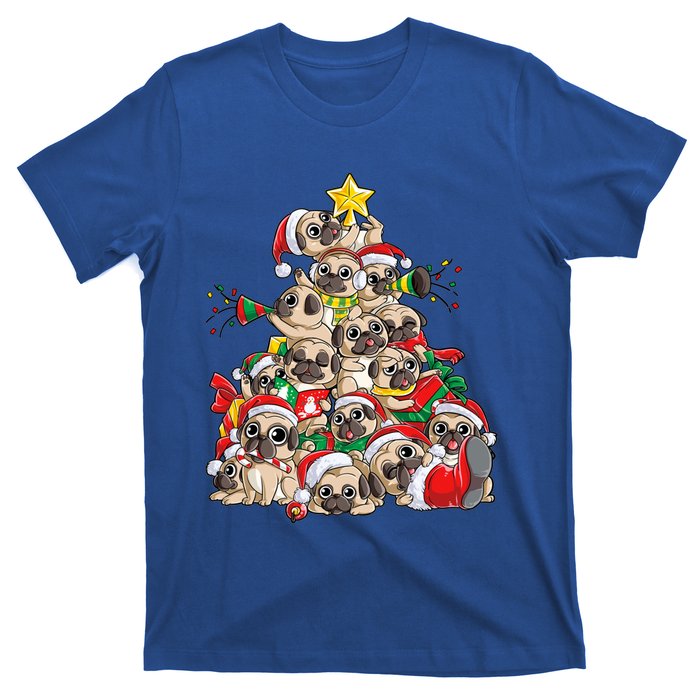 Pug Christmas Tree Dog Santa Xmas Boys Girls Merry Dogmas Gift T-Shirt