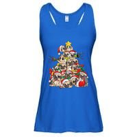 Pug Christmas Tree Dog Santa Xmas Boys Girls Merry Dogmas Gift Ladies Essential Flowy Tank