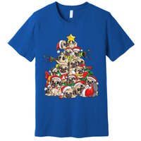 Pug Christmas Tree Dog Santa Xmas Boys Girls Merry Dogmas Gift Premium T-Shirt