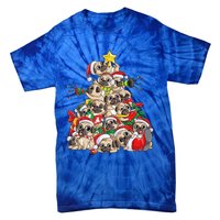 Pug Christmas Tree Dog Santa Xmas Boys Girls Merry Dogmas Gift Tie-Dye T-Shirt