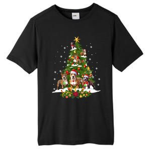 Pitbull Christmas Tree Pitbull Dog Xmas Party Great Gift Tall Fusion ChromaSoft Performance T-Shirt