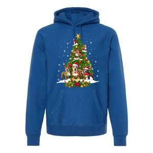 Pitbull Christmas Tree Pitbull Dog Xmas Party Great Gift Premium Hoodie