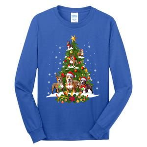 Pitbull Christmas Tree Pitbull Dog Xmas Party Great Gift Tall Long Sleeve T-Shirt