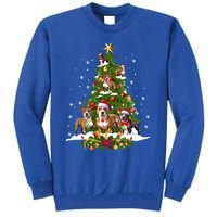 Pitbull Christmas Tree Pitbull Dog Xmas Party Great Gift Tall Sweatshirt