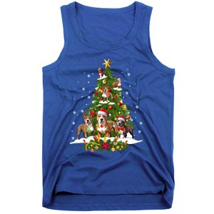 Pitbull Christmas Tree Pitbull Dog Xmas Party Great Gift Tank Top