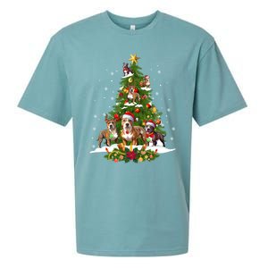 Pitbull Christmas Tree Pitbull Dog Xmas Party Great Gift Sueded Cloud Jersey T-Shirt