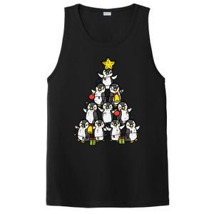 Penguin Christmas Tree Cute Xmas Girls Great Gift PosiCharge Competitor Tank