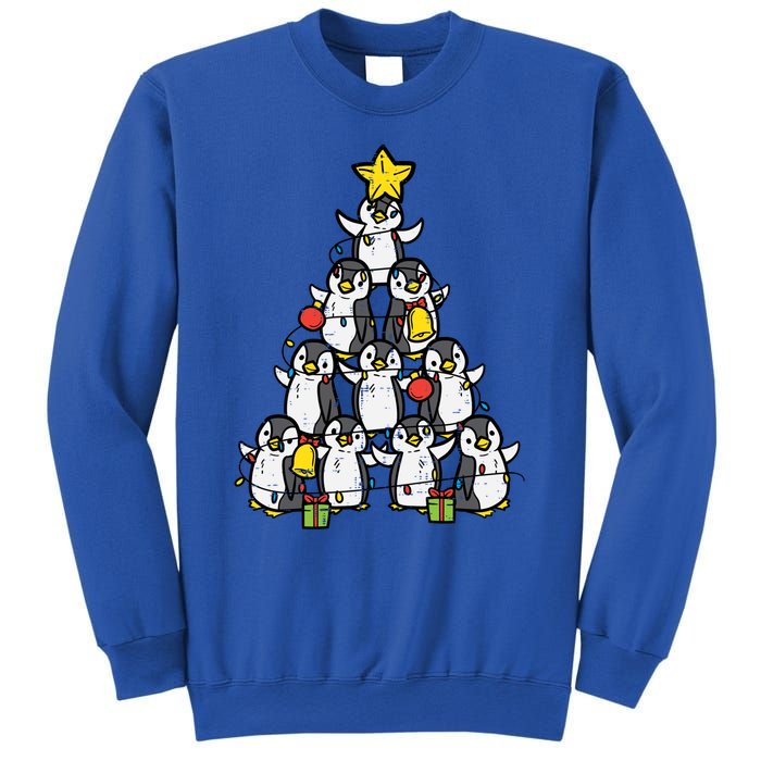 Penguin Christmas Tree Cute Xmas Girls Great Gift Sweatshirt