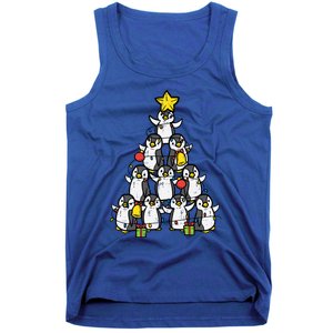 Penguin Christmas Tree Cute Xmas Girls Great Gift Tank Top