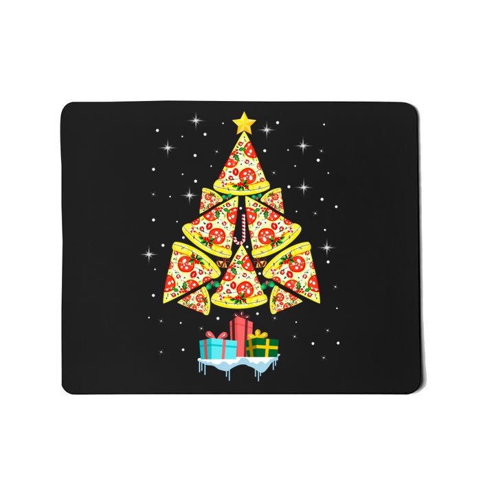 Pizza Christmas Tree Mousepad