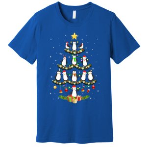 Penguin Christmas Tree Penguin Lover Xmas Gift Premium T-Shirt