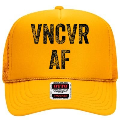 Pride City Usa Funny Vancouver Af High Crown Mesh Back Trucker Hat