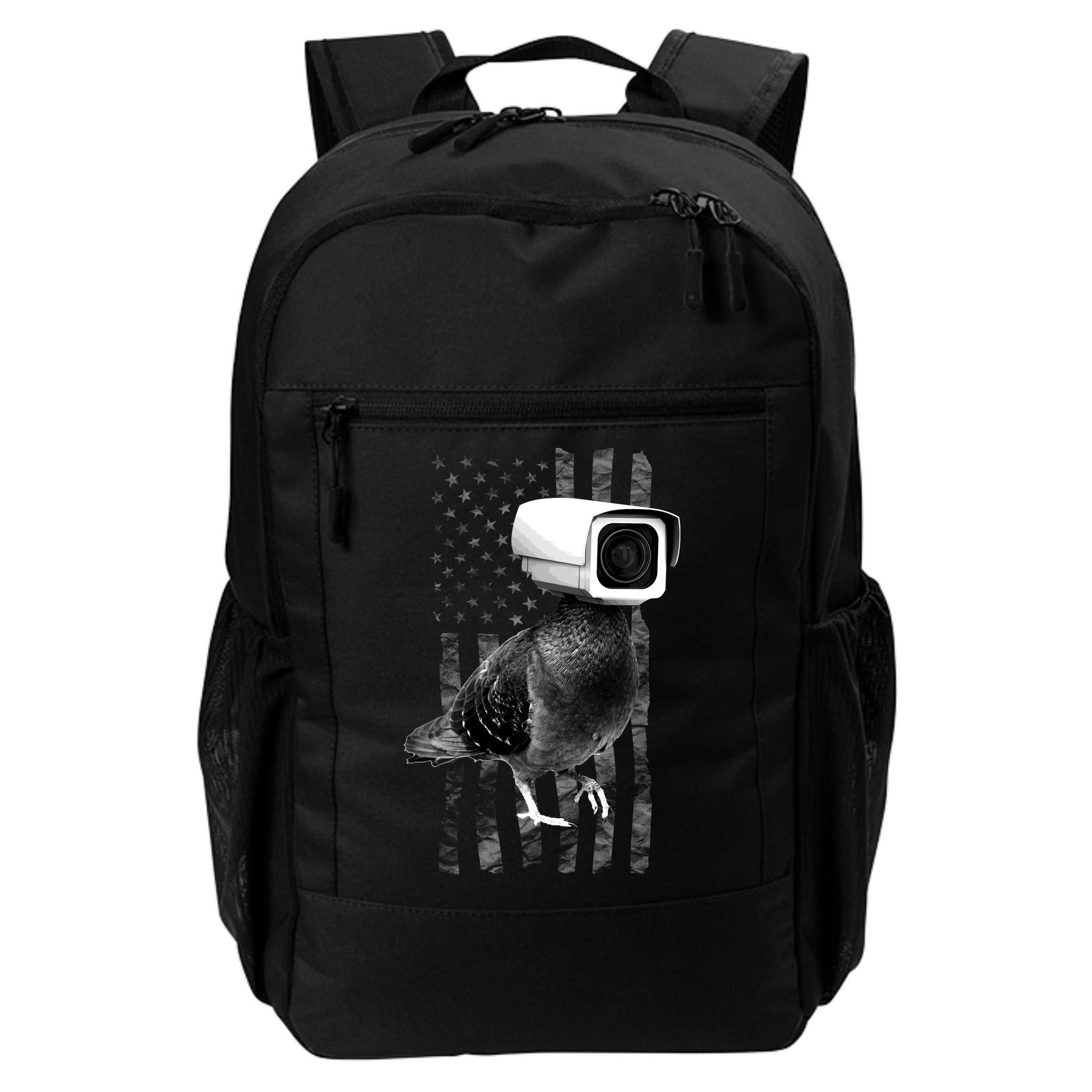 Pidgeon Camera USA Flag Backpack