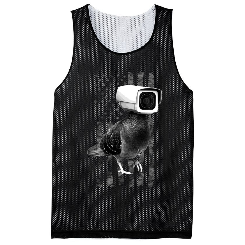 Pidgeon Camera USA Flag Mesh Reversible Basketball Jersey Tank