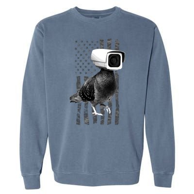 Pidgeon Camera USA Flag Garment-Dyed Sweatshirt