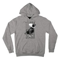 Pidgeon Camera USA Flag Hoodie