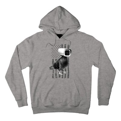 Pidgeon Camera USA Flag Hoodie