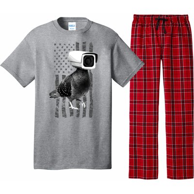 Pidgeon Camera USA Flag Pajama Set