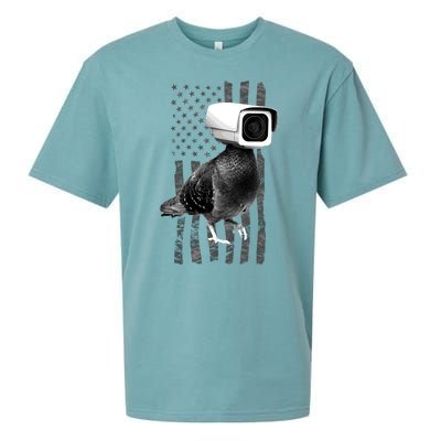 Pidgeon Camera USA Flag Sueded Cloud Jersey T-Shirt