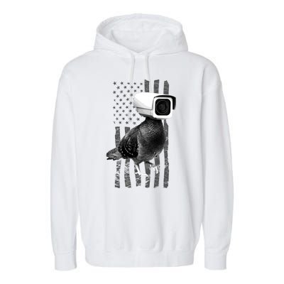 Pidgeon Camera USA Flag Garment-Dyed Fleece Hoodie