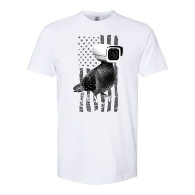 Pidgeon Camera USA Flag Softstyle® CVC T-Shirt