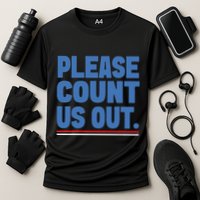 Please Count Us Out Funny Phoenix City Arizona Cooling Performance Crew T-Shirt
