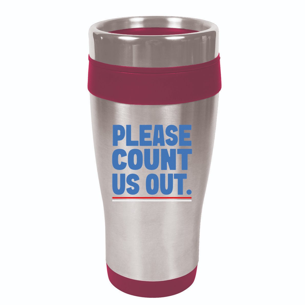 Please Count Us Out Funny Phoenix City Arizona 16oz Travel Tumbler