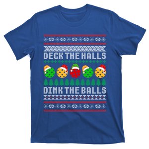 Pickleball Christmas Ugly Holiday Party Gift T-Shirt