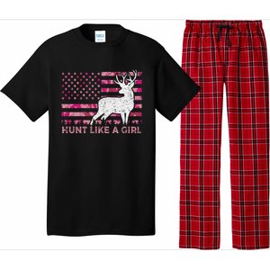 Pink Camo Usa Flag Patriotic Deer Hunting Hunt Like A Gift Pajama Set