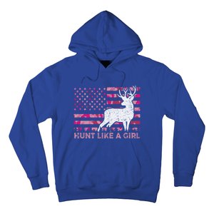 Pink Camo Usa Flag Patriotic Deer Hunting Hunt Like A Gift Hoodie