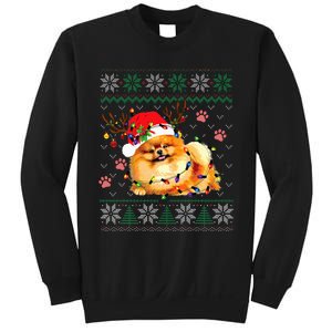 Pomeranian Christmas Ugly Funny Dog Lover Xmas Sweatshirt