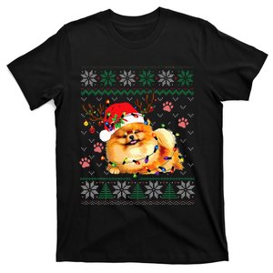 Pomeranian Christmas Ugly Funny Dog Lover Xmas T-Shirt