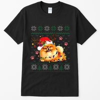 Pomeranian Christmas Ugly Funny Dog Lover Xmas Tall T-Shirt