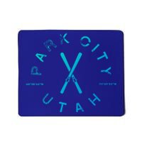 Park City Utah Vintage Retro Skiing Gift Great Gift Mousepad