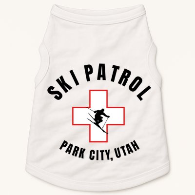 Park City Utah Ski Patrol Gift Doggie Tank