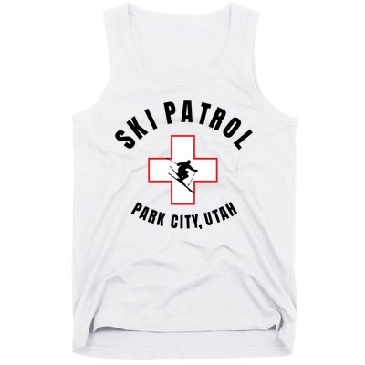 Park City Utah Ski Patrol Gift Tank Top