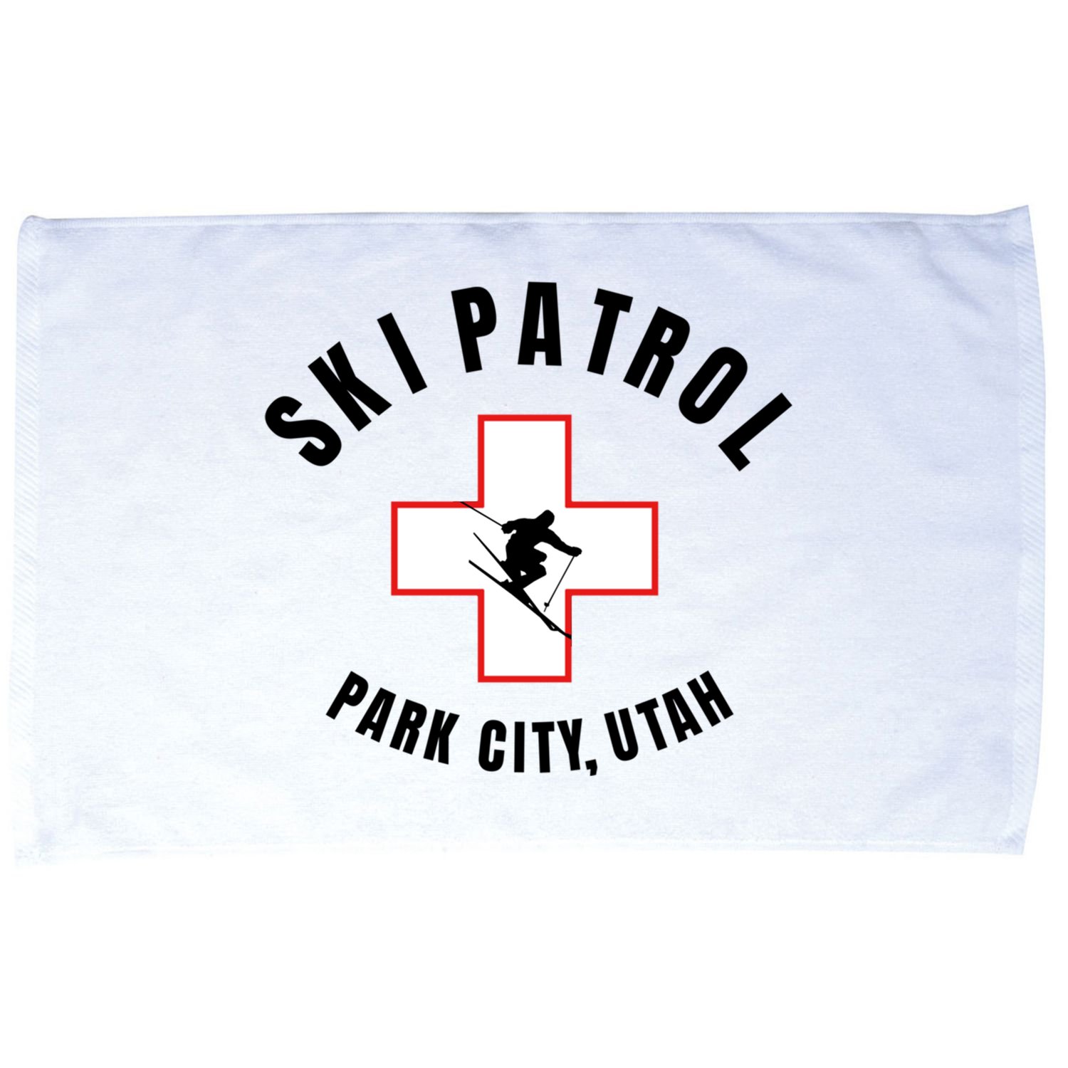 Park City Utah Ski Patrol Gift Microfiber Hand Towel