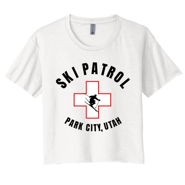 Park City Utah Ski Patrol Gift Crop Top
