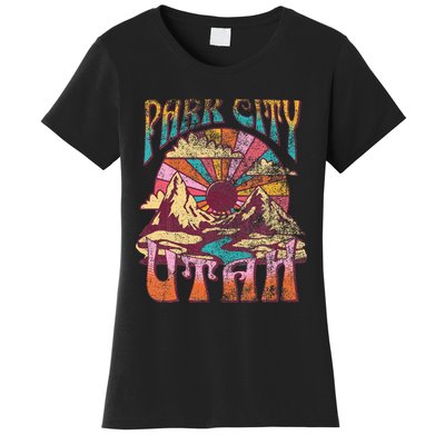 Park City Utah Nature Hiking Mountains Outdoors Women's T-Shirt