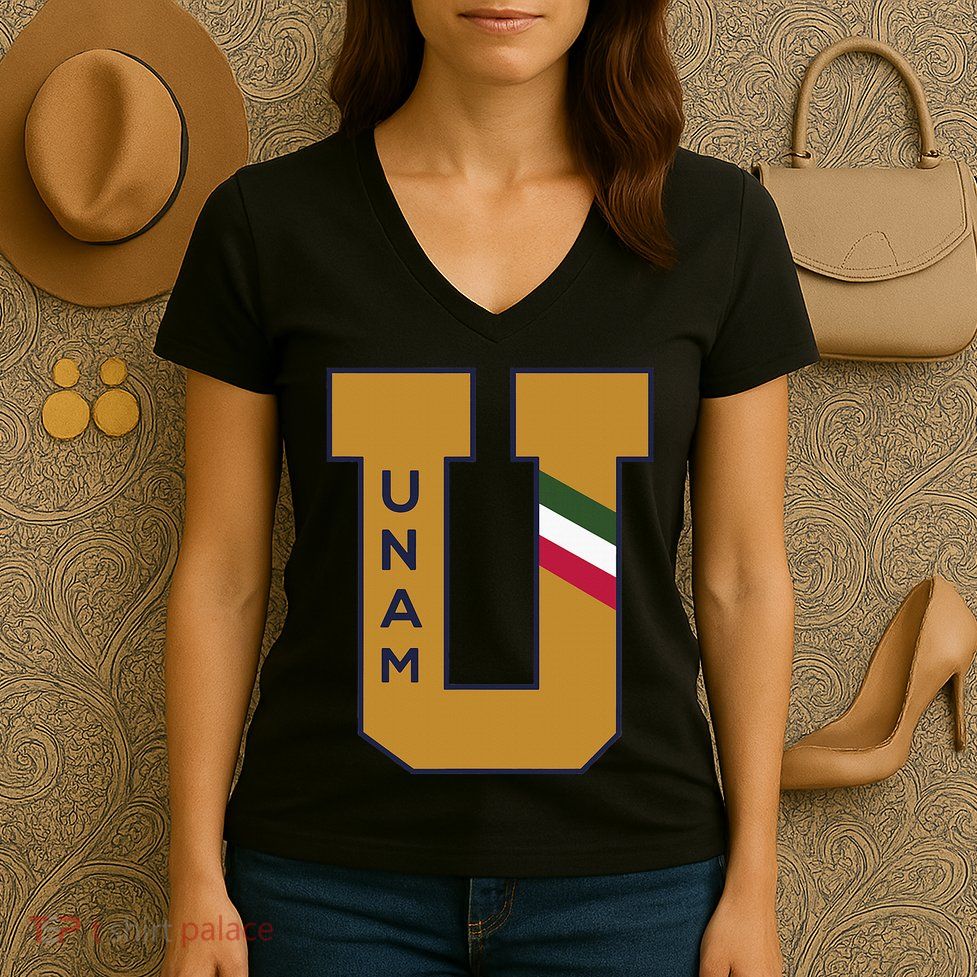 Pumas Club Universidad Nacional Women's V-Neck T-Shirt