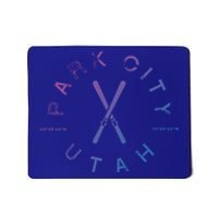 Park City Utah Vintage Retro Skiing Gift Great Gift Mousepad