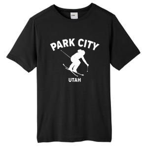 Park City Utah Ski Resort Tall Fusion ChromaSoft Performance T-Shirt