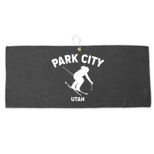 Park City Utah Ski Resort Large Microfiber Waffle Golf Towel