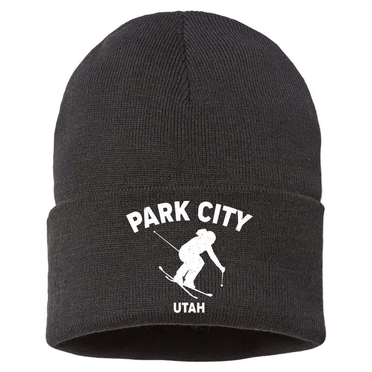 Park City Utah Ski Resort Sustainable Knit Beanie