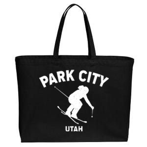 Park City Utah Ski Resort Cotton Canvas Jumbo Tote